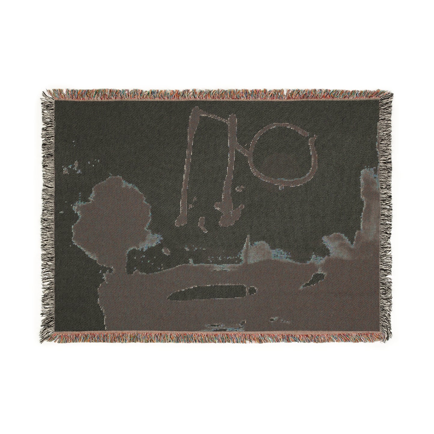 Woven Blanket - Dripping Ink