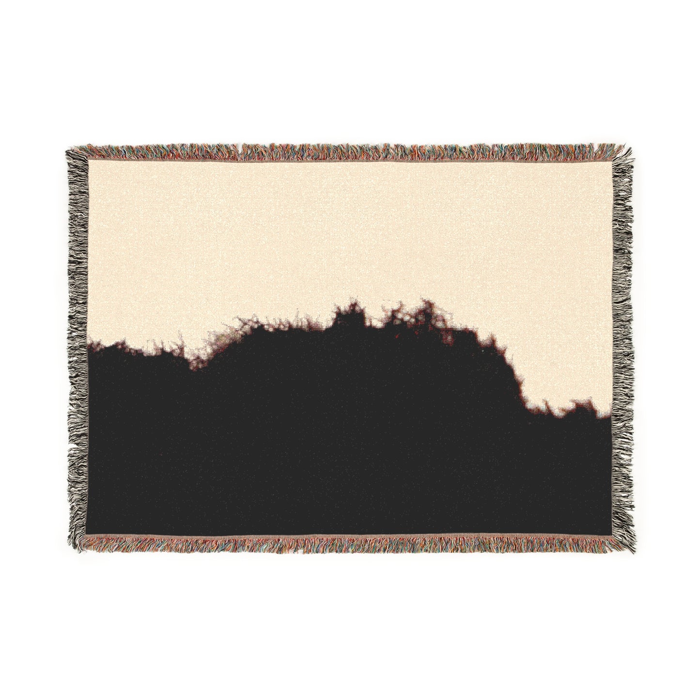 Woven Blanket - Half-&-Half Paint Splatter