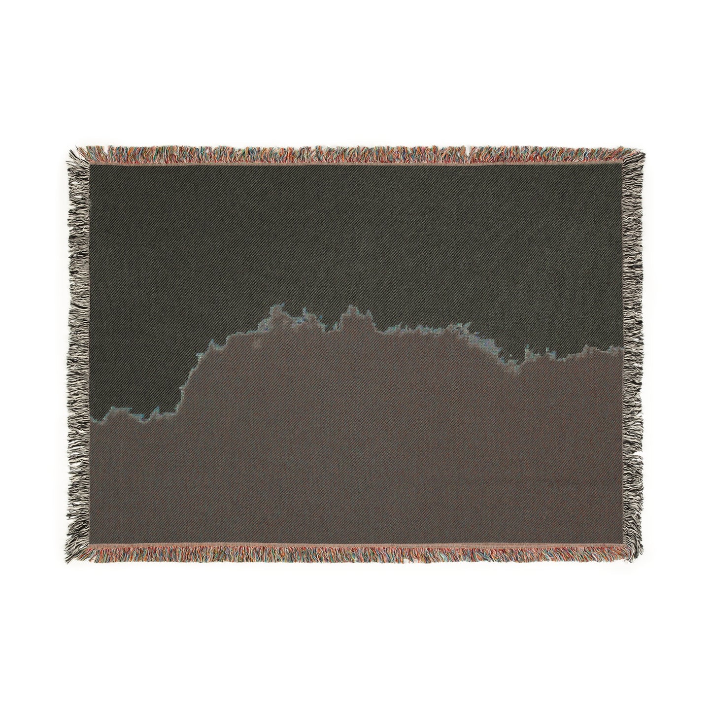 Woven Blanket - Half-&-Half Paint Splatter