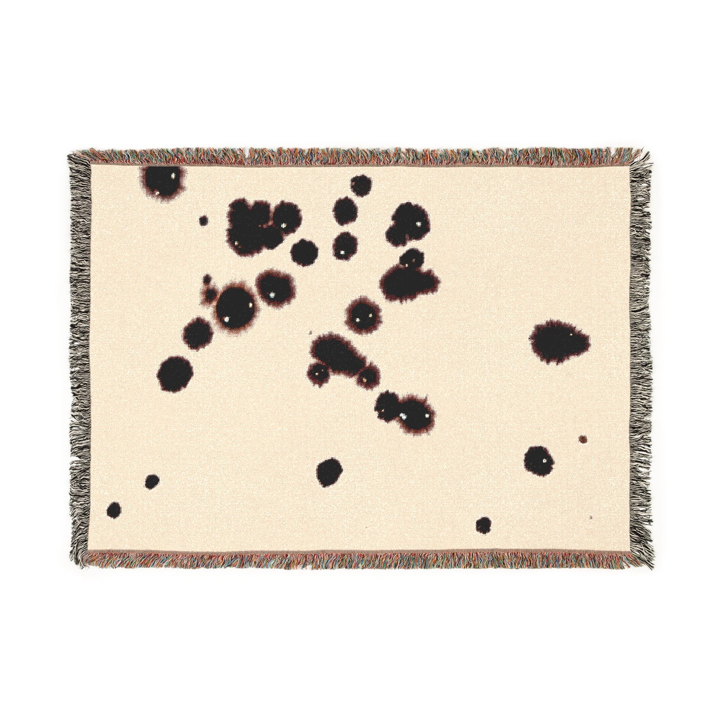 Woven Blanket - Dots Splatter