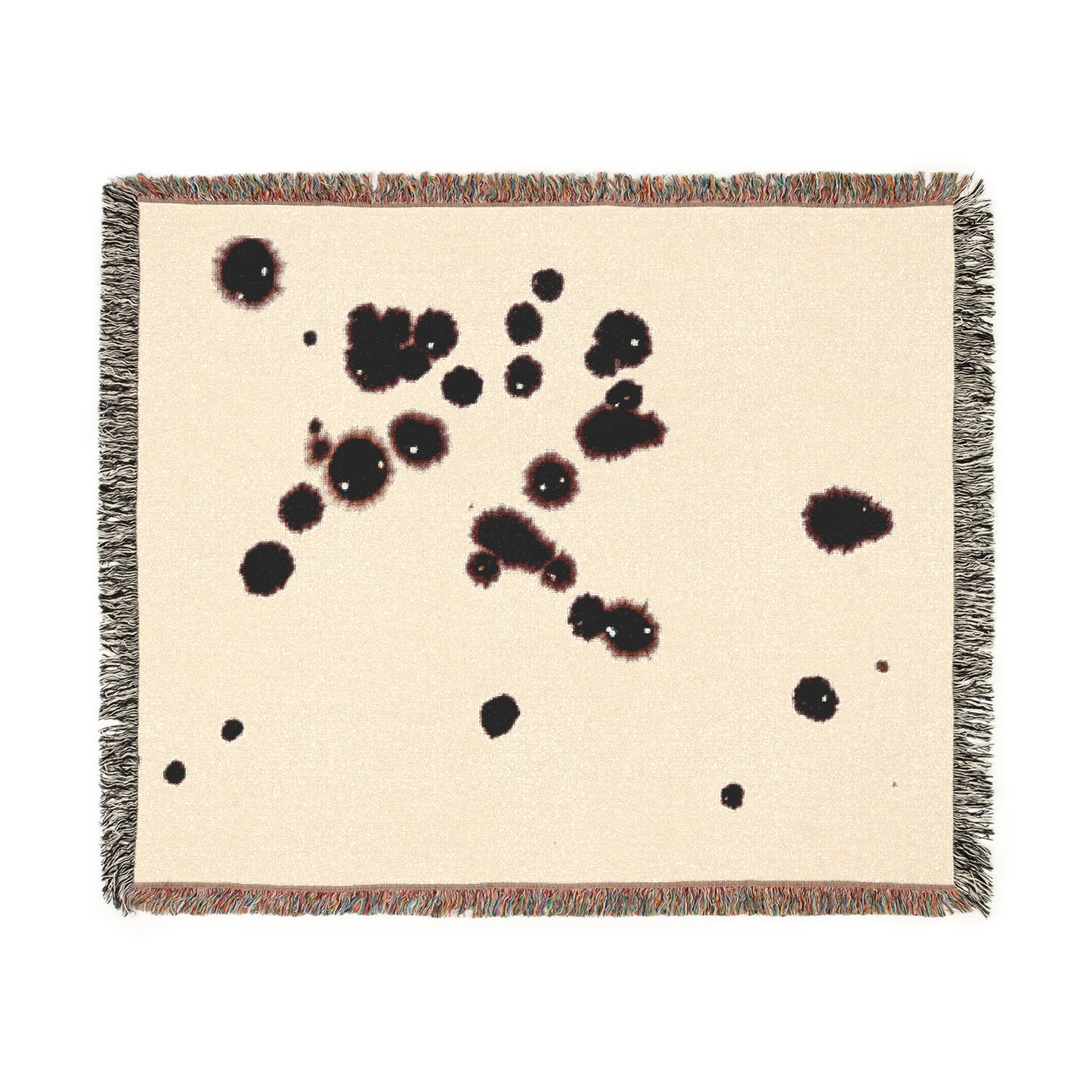 Woven Blanket - Dots Splatter
