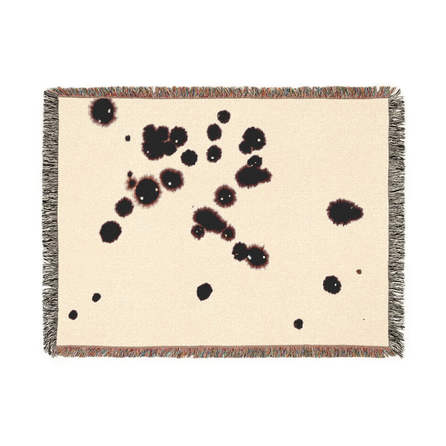 Woven Blanket - Dots Splatter