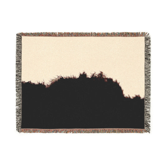 Woven Blanket - Half-&-Half Paint Splatter