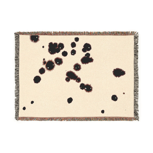 Woven Blanket - Dots Splatter