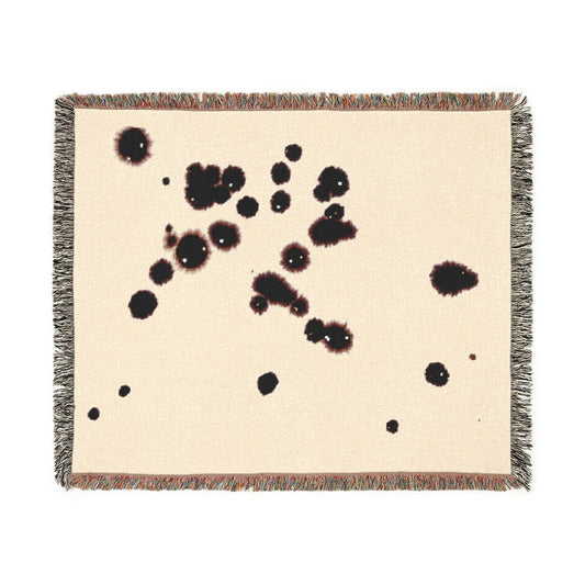 Woven Blanket - Dots Splatter